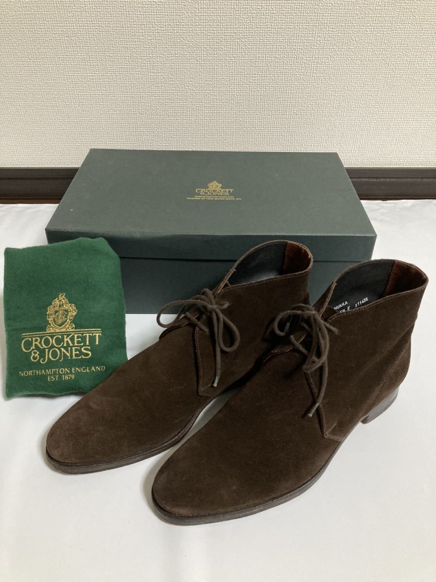 トゥモローランド別注 クロケット&ジョーンズ CROCKETT&JONES チャッカ3 CHUKKA 5.5E ダークブラウン 5780-29R チャッカ ブーツ 靴_画像1