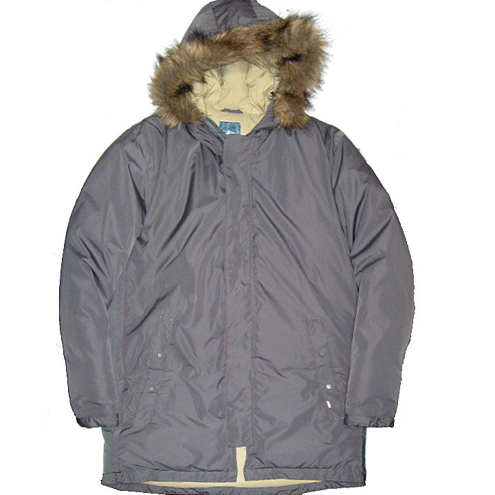 STUSSY( Stussy )N-3B серия down 80% Down Jacket/Coat с мехом #SM надпись ( мужской S~M размер степень )# пуховик пальто 