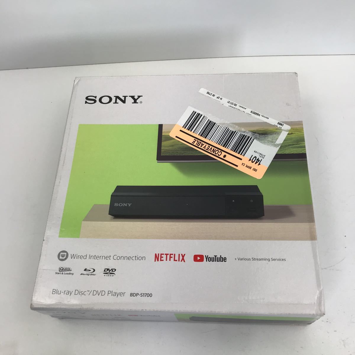 最適な価格 Sony 並行輸入品 ソニー Blu-ray ブルーレイプレイヤー BDP-S1700 - ブルーレイプレーヤー -  www.comisariatolosandes.com