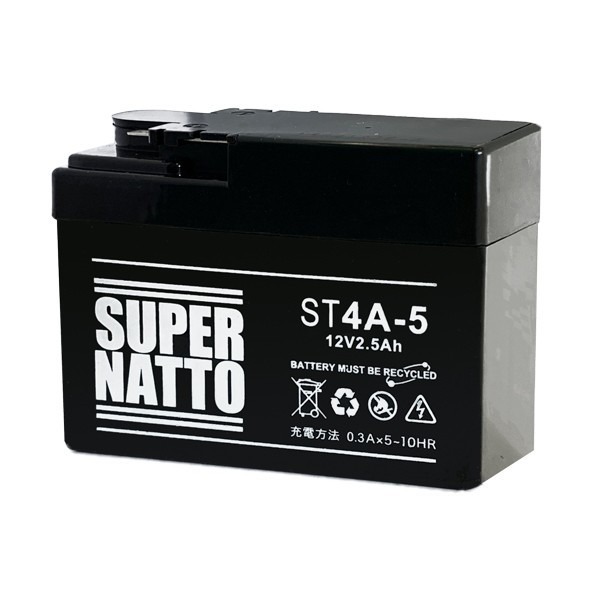 新品 スーパーナットバッテリー バイク用　ST4A-5 ホンダ CL400 NC38_画像2