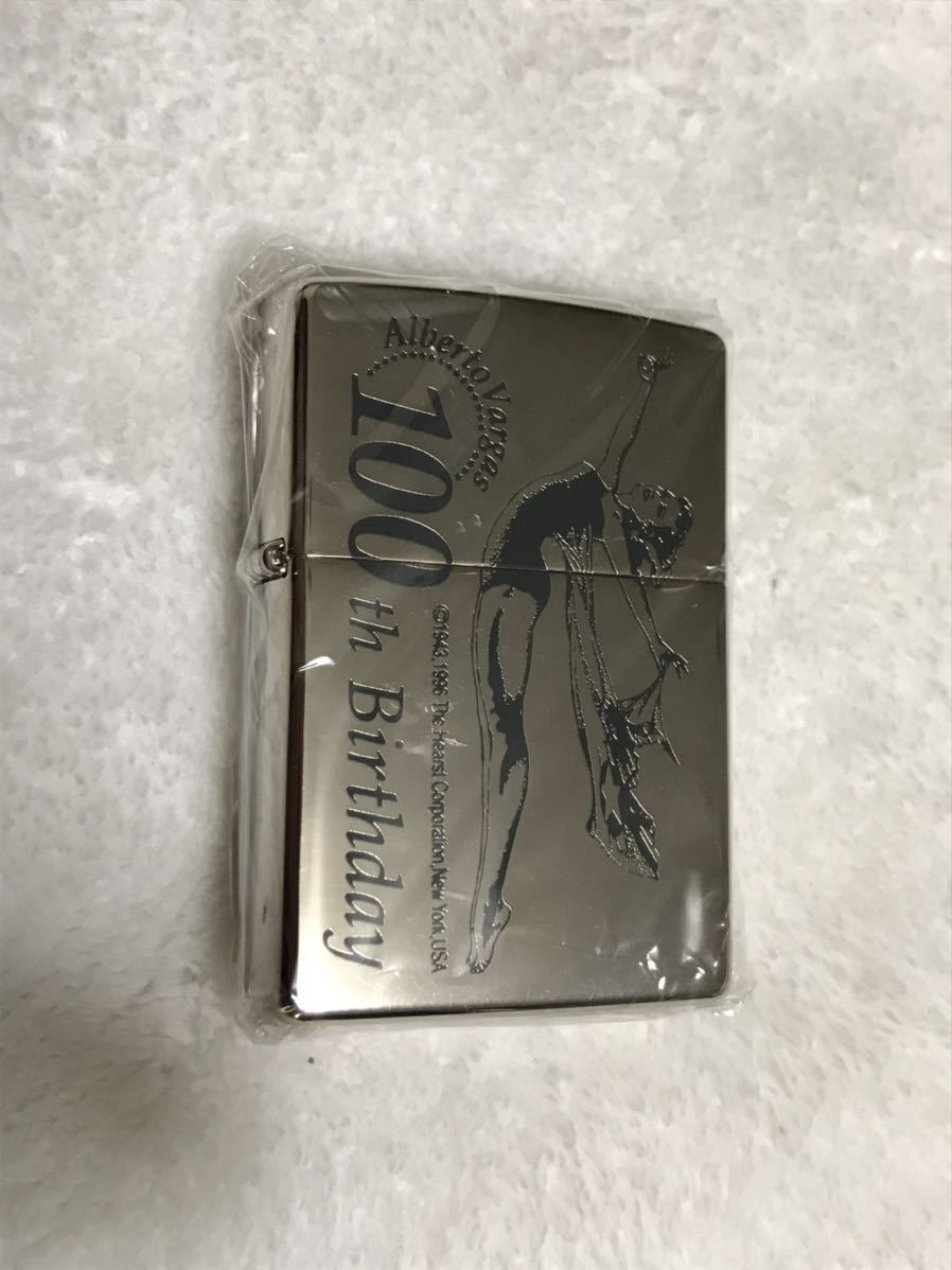 ZIPPO ジッポ ジッポー ジッポ 1996年製　Alberto Vargas 100th Birthday アルベルト・バルガス生誕100周年記念 バーガス 未使用品_画像2