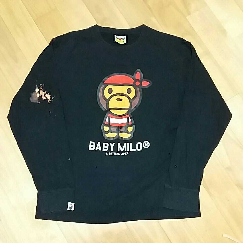 A BATHING APE ロングTシャツ　M_画像1