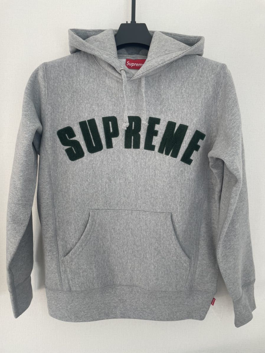 Supreme arc logo Hooded Sweatshirt box グレー　s 新品未使用品 pullover パーカー トレーナー