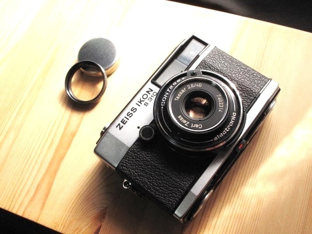 金属製カメラ好きに★「ZEISS IKON S310 ： Carl Zeiss Tessar40㎜f2.8レンズ搭載」西ドイツ製 ＠電気系不良でAE使えず露出は手動のみ可能