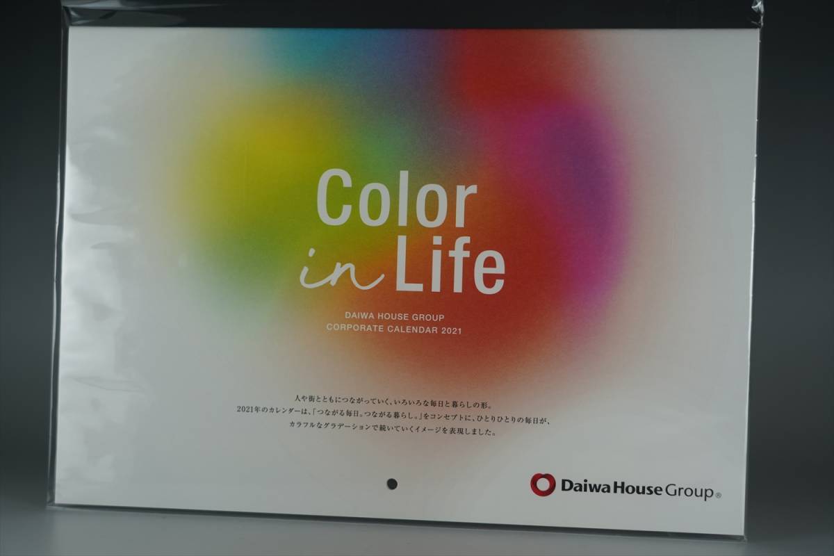 在庫 3点 同梱可能 新品 大和ハウス ダイワハウス 壁掛けカレンダー 2021年 令和3年 非売品 スケジュール カレンダー Color in Life_画像1