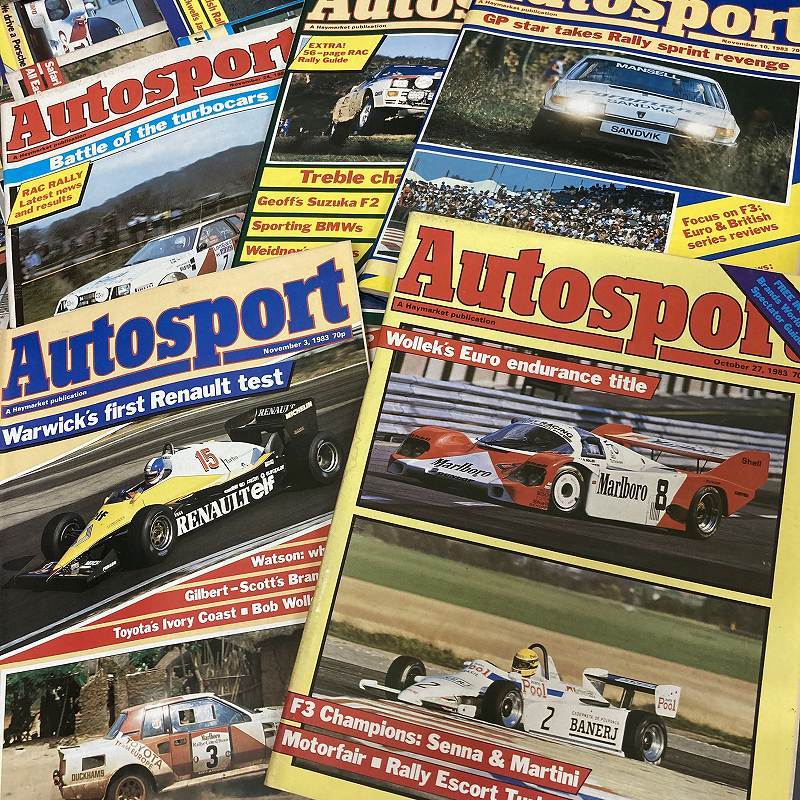 B2623 1983 50冊セット「AUTO SPORT」オートスポーツ F1 ラリー B2623 1983 50冊セット「AUTO SPORT」オートスポーツ F1 ラリー