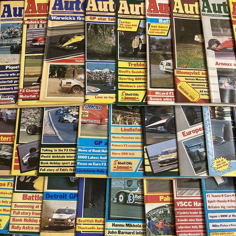 B2623 1983 50冊セット「AUTO SPORT」オートスポーツ F1 ラリー B2623 1983 50冊セット「AUTO SPORT」オートスポーツ F1 ラリー