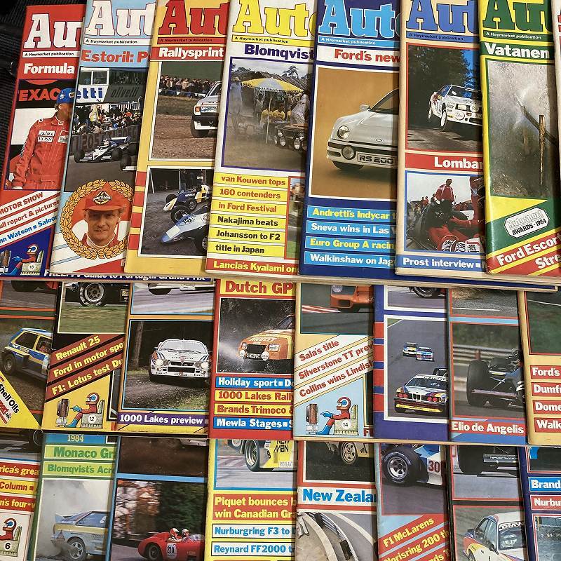 B2624 1984 50冊セット「AUTO SPORT」オートスポーツ F1 ラリー B2624 1984 50冊セット「AUTO SPORT」オートスポーツ F1 ラリー