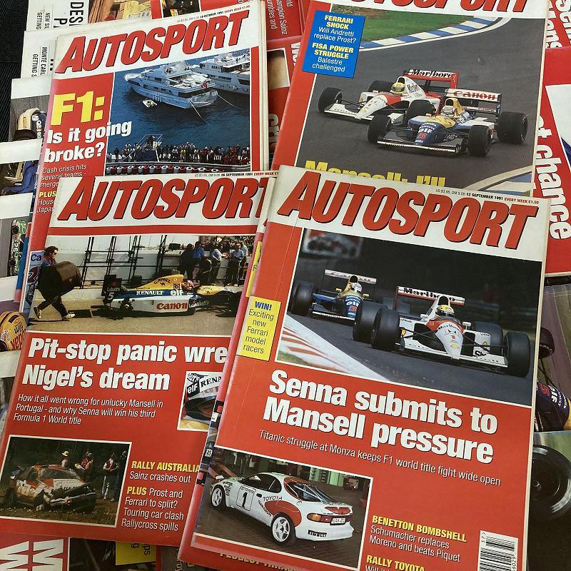 B2631 1991 50冊セット「AUTO SPORT」オートスポーツ F1 ラリー B2631 1991 50冊セット「AUTO SPORT」オートスポーツ F1 ラリー
