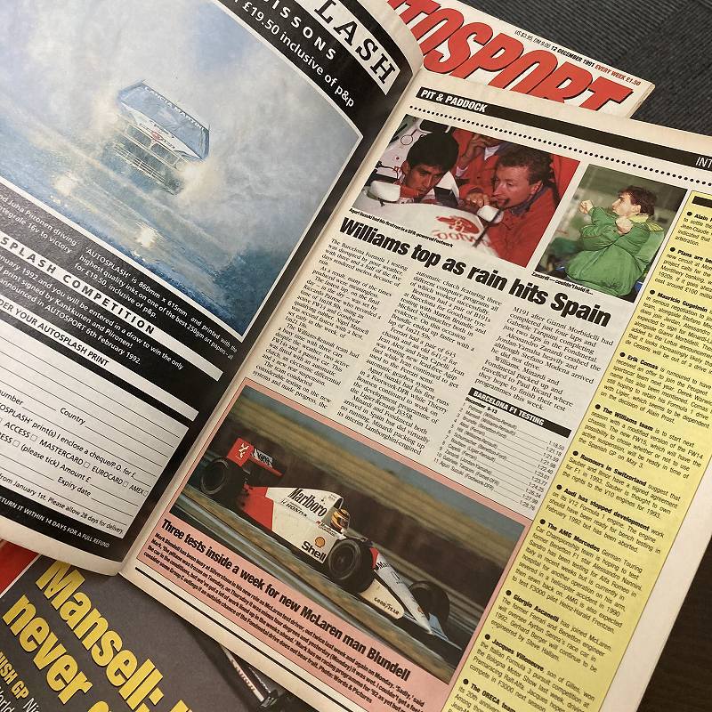 B2631 1991 50冊セット「AUTO SPORT」オートスポーツ F1 ラリー B2631 1991 50冊セット「AUTO SPORT」オートスポーツ F1 ラリー