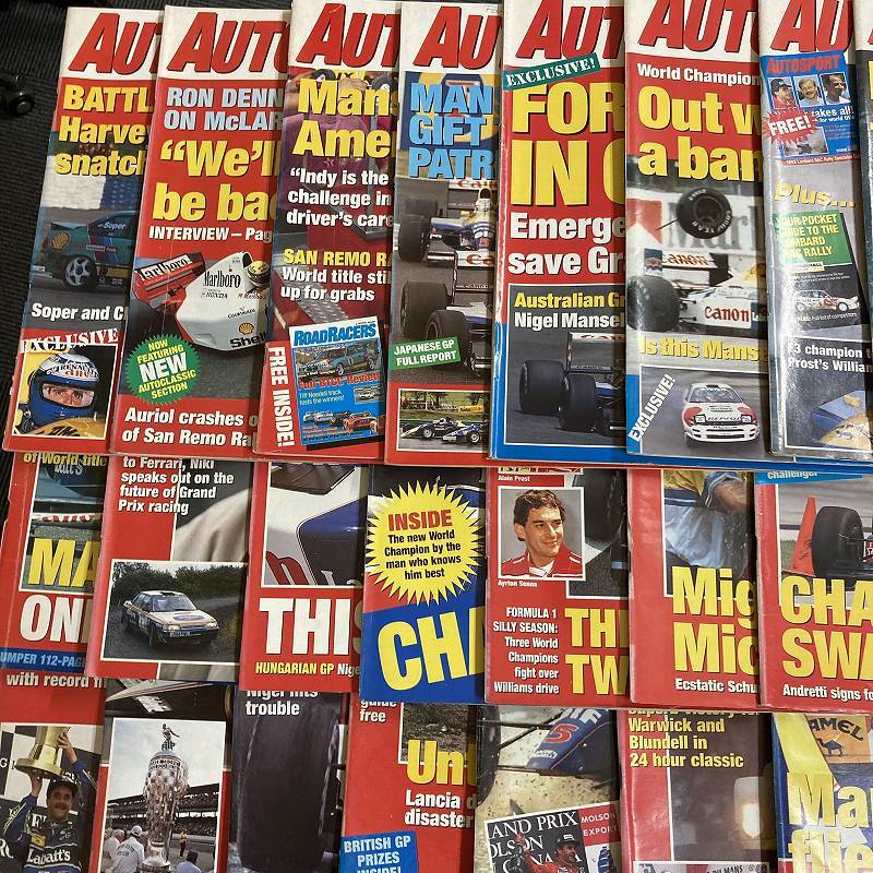 B2632 1992 52冊セット「AUTO SPORT」オートスポーツ F1 ラリー B2632 1992 52冊セット「AUTO SPORT」オートスポーツ F1 ラリー