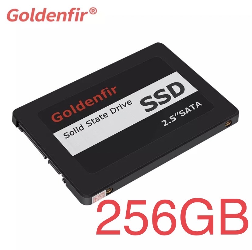 【最安値！】SSD Goldenfir 256GB SATA / 6.0Gbps 新品 2.5インチ 高速 NAND TLC 内蔵 デスクトップPC ノートパソコン ブラック_画像1