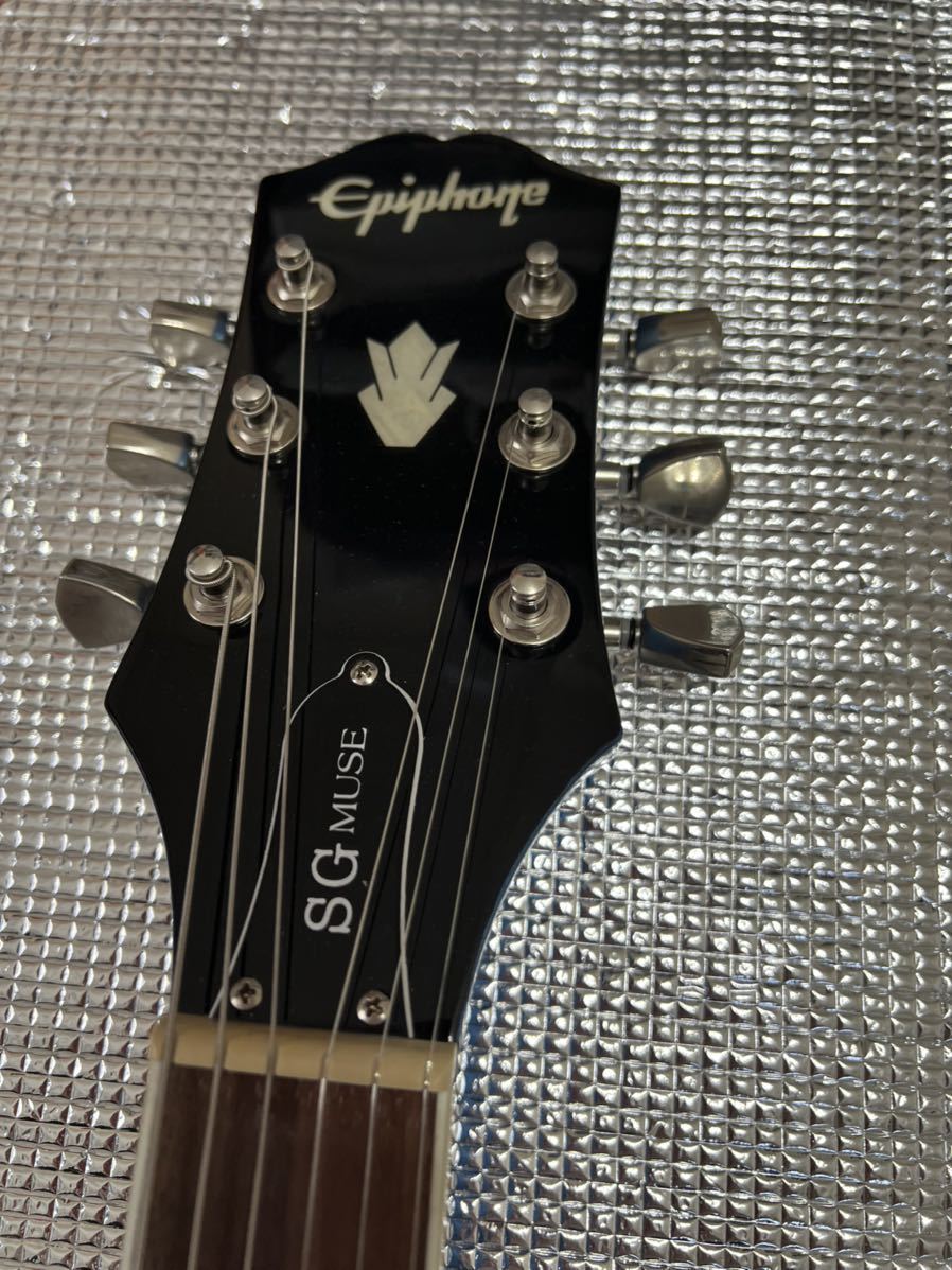 Epiphone SG MUSE エレキギター 専用ソフトケース付き　美品　動作確認済み　激レア_画像3
