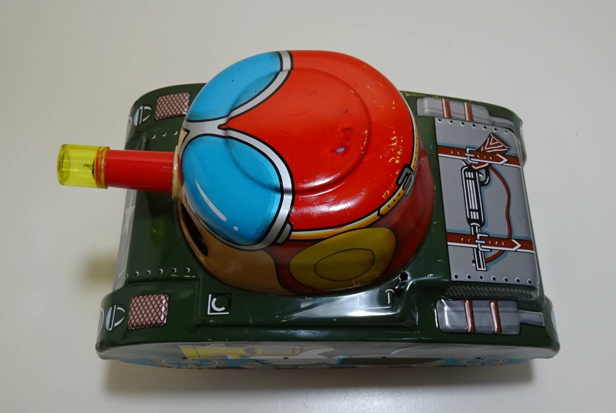 動画あり TOMY(トミー) ブリキ コミックタンク(戦車 動画あり TOMY(トミー) ブリキ コミックタンク(戦車