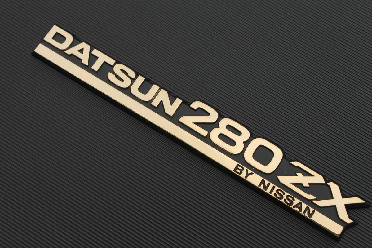  Fairlady Z Z S130Z 280ZX эмблема [DATSUN 280ZX BY NISSAN] Gold Nissan Datsun не использовался 