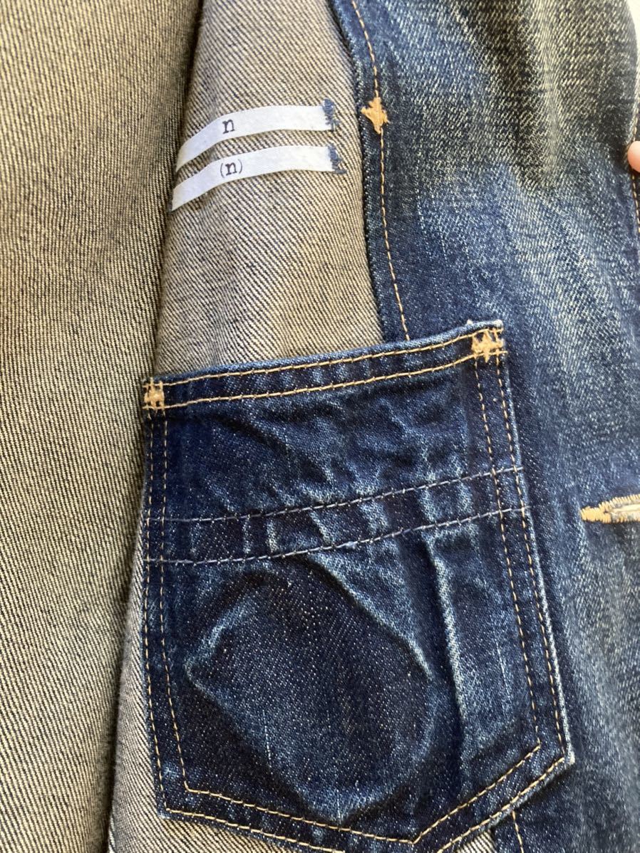ナンバーナイン Number (n)ine 07AW n(n) 加工デニムジャケット ナンバーナイン Number (n)ine 07AW n(n) 加工デニムジャケット