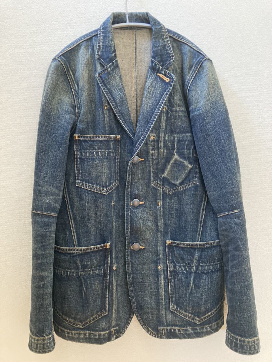 ナンバーナイン Number (n)ine 07AW n(n) 加工デニムジャケット ナンバーナイン Number (n)ine 07AW n(n) 加工デニムジャケット