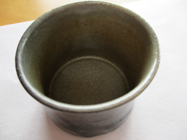 陶磁器の古美術・湯呑みの茶碗・器・湯呑み・作者は加藤明誠作陶・陶芸
