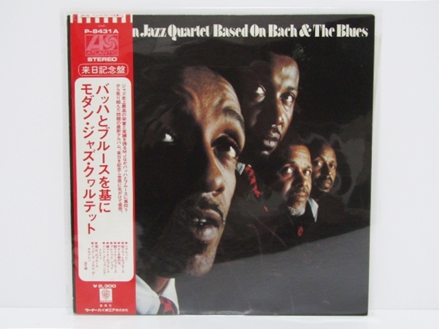 M.J.Q The Modern Jazz Quartet Based On Bach & The Blues モダン・ジャズ・カルテット ブルース・オン・バッハ 帯付き 美品 P-8431A LP_画像1