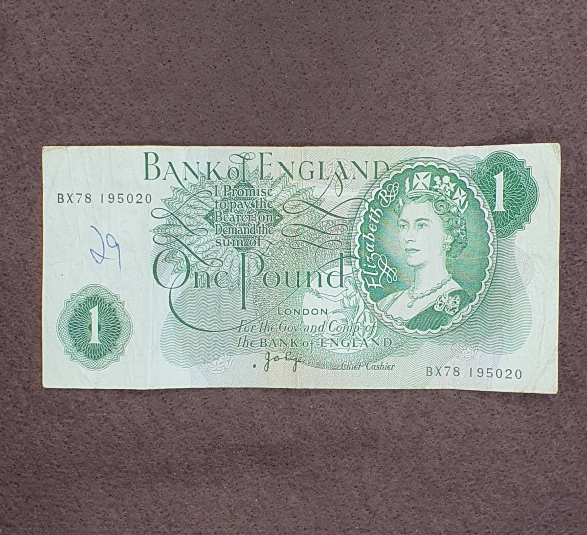 イギリス ￡ 120ポンド 旧紙幣 計 【即納！最大半額！】 旧紙幣