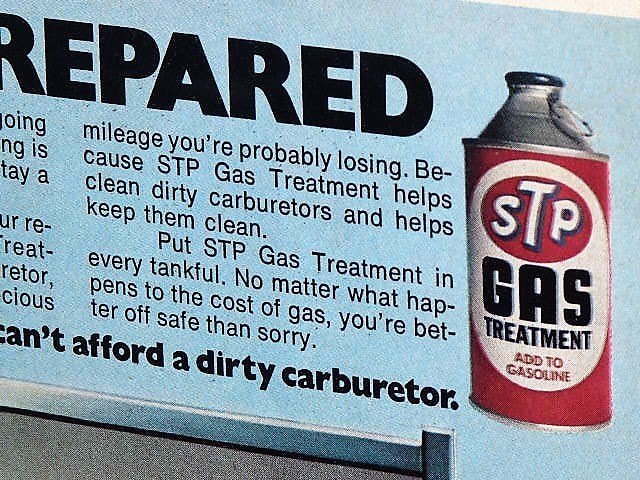 1975年 USA 70s vintage 洋書雑誌広告 額装品 STP Gas Treatment / 検索用 店舗 ガレージ ディスプレイ 看板 装飾 サイン (A4size)の画像5