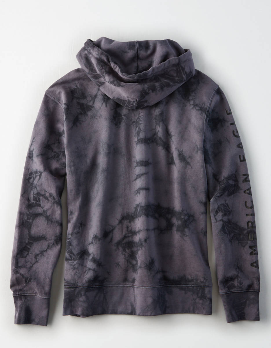 * AE アメリカンイーグル Pullover Hoodie スウェット フーディー パーカー M / Washed Black _画像2