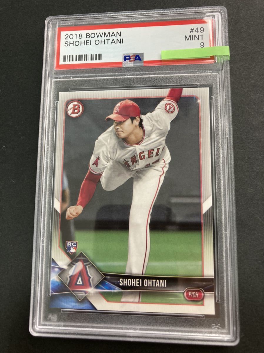 PSA9 大谷翔平 2018 TOPPS Bowman #49 / RC ルーキーカード shohei ohtani トップス ボウマン カード トレカ 検 MLB NPB BGS BBM_画像1