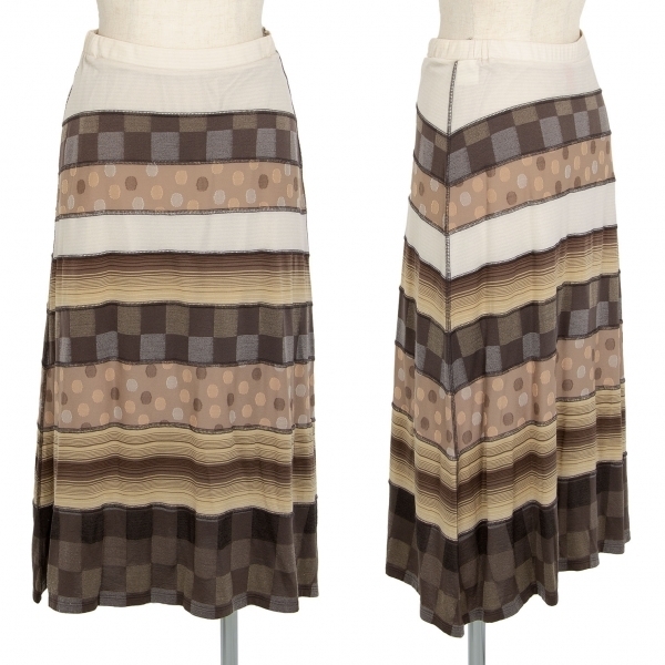 イッセイミヤケ ハートISSEY MIYAKE HaaT マルチファブリックボーダー