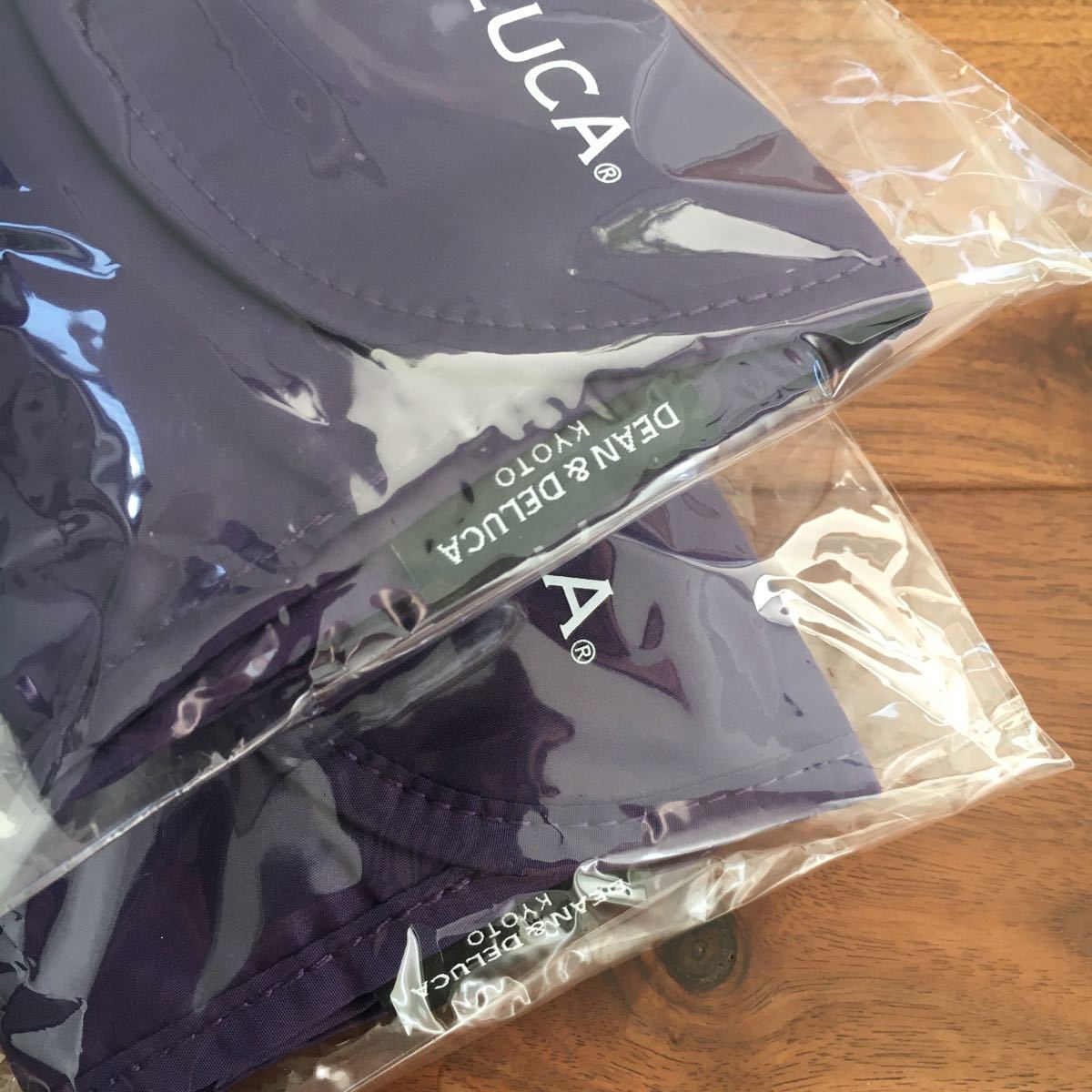 DEAN&DELUCA ディーンアンドデルーカ　京都店限定　紫　パープル   エコバッグ ショッピングバッグ