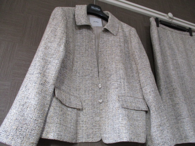 レリアン Leilian セットアップ スーツ 13+ 日本製 大きいサイズ 美品