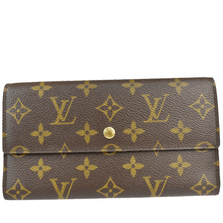 ルイヴィトン LOUIS VUITTON ポルトトレゾール インターナショナル 三