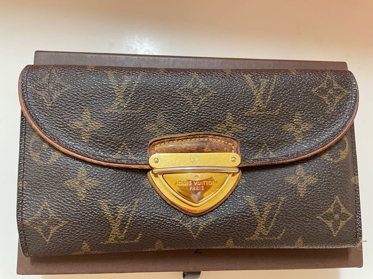 ルイヴィトン　長財布　LOUIS VUITTON   モノグラム　ポルトフォイユ・ウジェニ　三つ折り財布