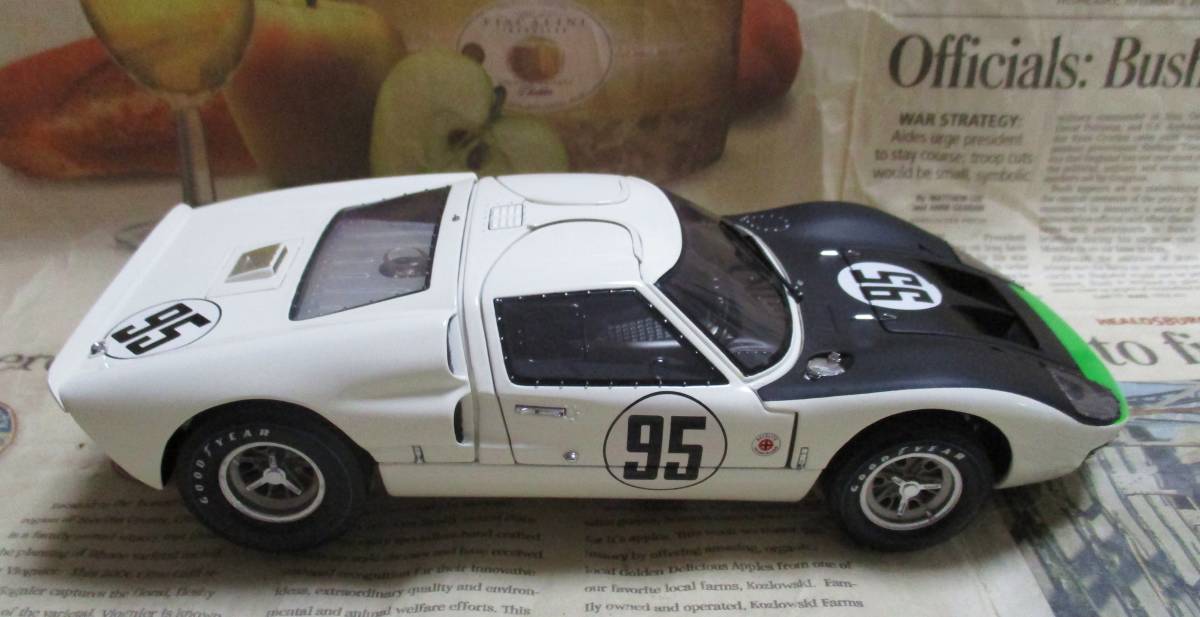 * ultra rare out of print *EXOTO*1/18*1966 Ford GT40 MkII #95 Holman & Moody 1966 Daytona 24h* Ford 