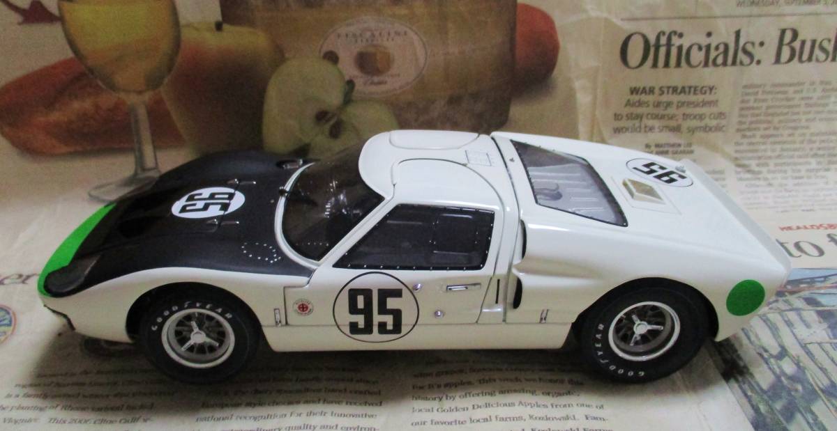 * ultra rare out of print *EXOTO*1/18*1966 Ford GT40 MkII #95 Holman & Moody 1966 Daytona 24h* Ford 