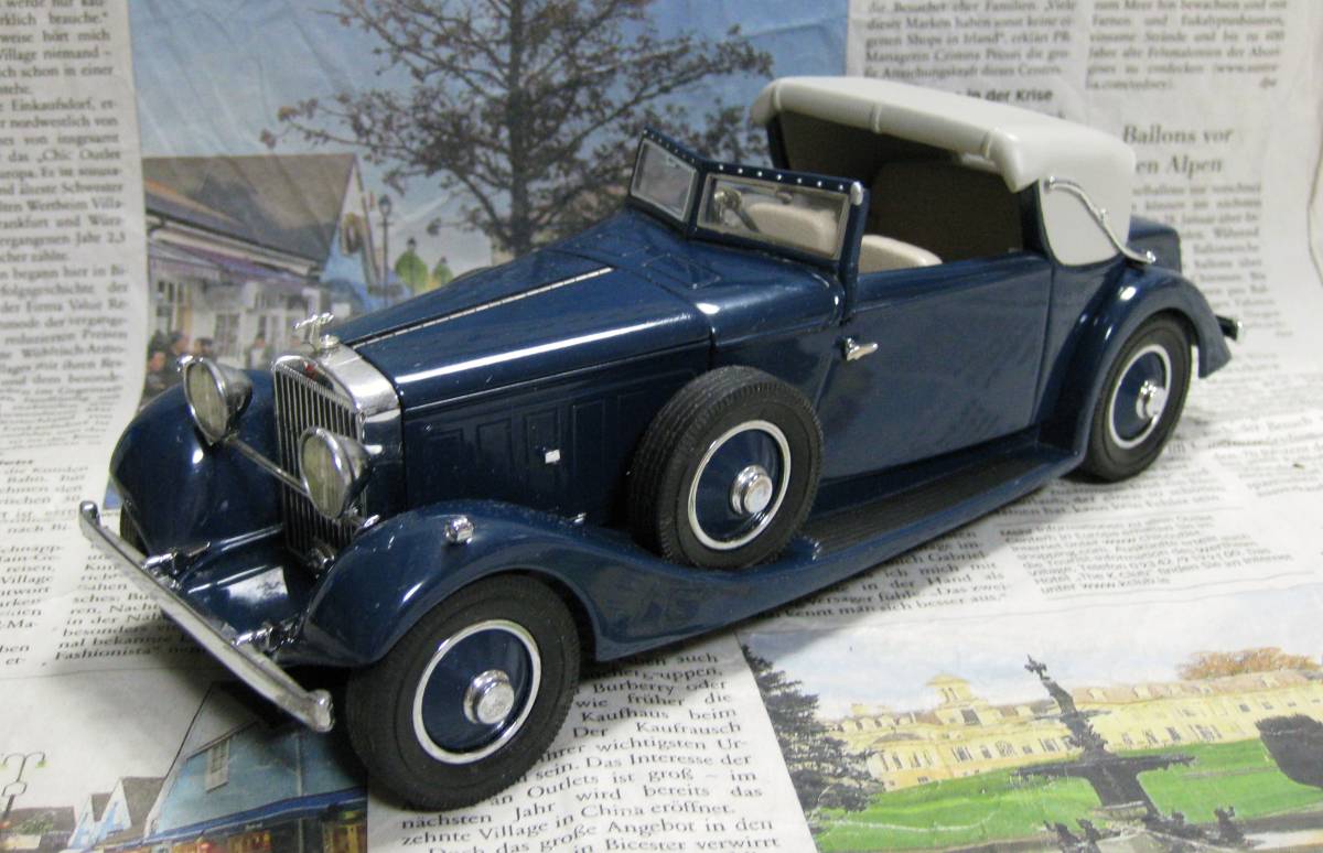 * rare out of print * Dan Bally mint *1/24*1934 Hispano-Suiza J12 blue 