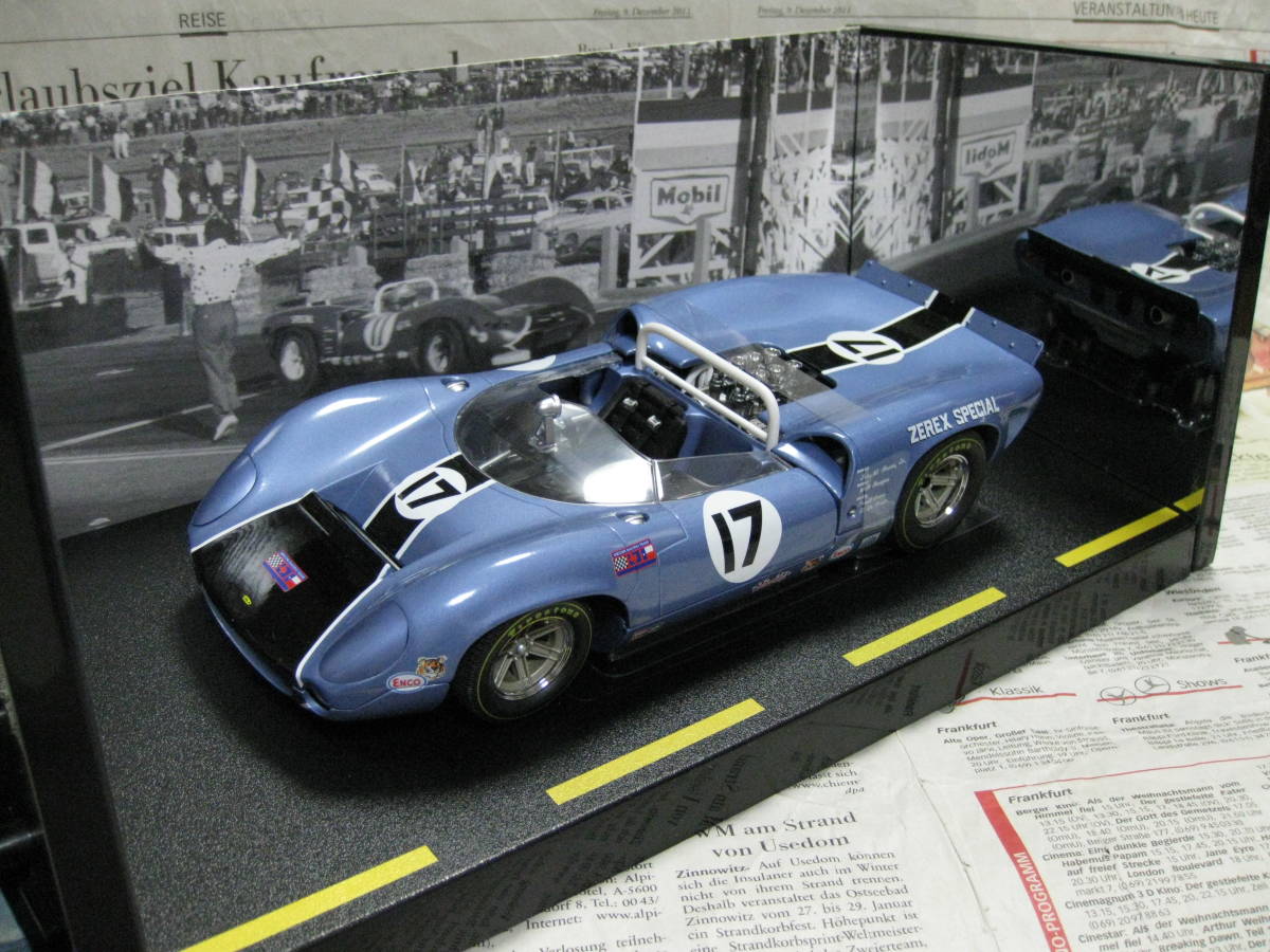 * super-rare out of print *GMP*1/18*1965 Lola T70 Spyder #17 Zerex Special* roller ≠EXOTO