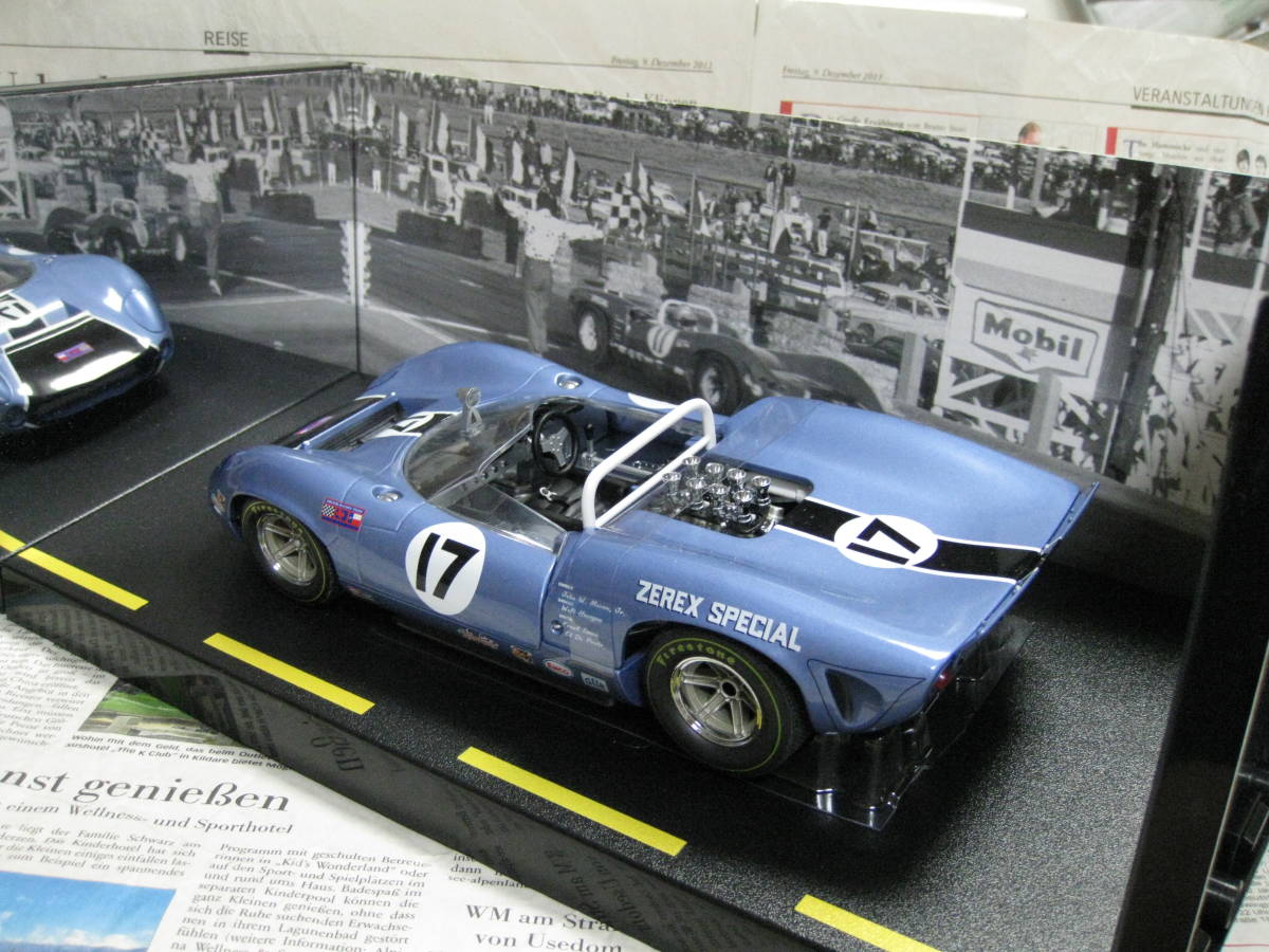 * super-rare out of print *GMP*1/18*1965 Lola T70 Spyder #17 Zerex Special* roller ≠EXOTO