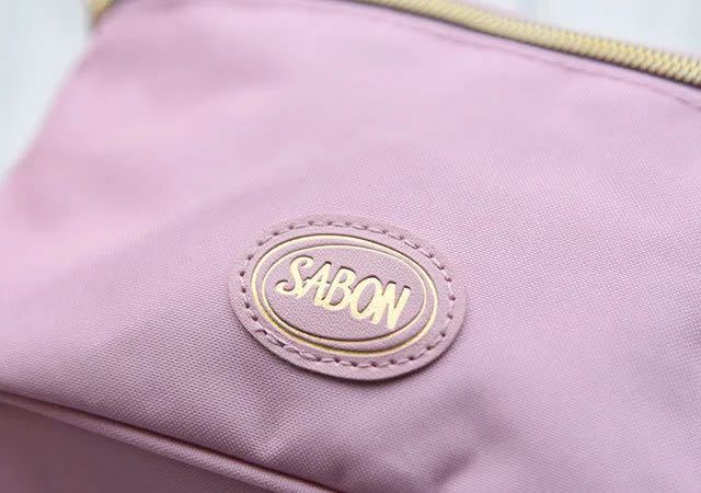 【MORE 2021年12月号付録】SABON リボンハンドルつきバニティポーチ（未開封品）