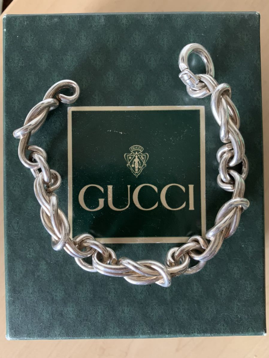ホットセール Gucci GGブレスレット silver925 vintage - ブレスレット - alrc.asia