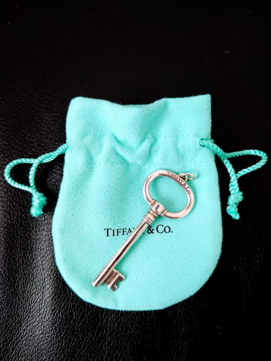 [ редкий ]TIFFANY&Co/ ключ подвеска / Large короткое колье 