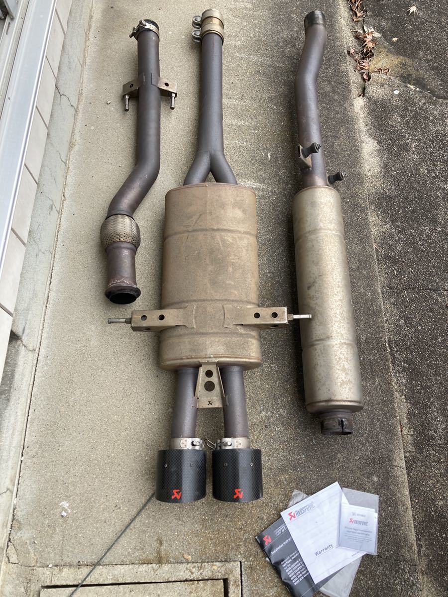 ☆美品! BMW MINI用 AKRAPOVIC Evolution Lineアクラポビッチ マフラー