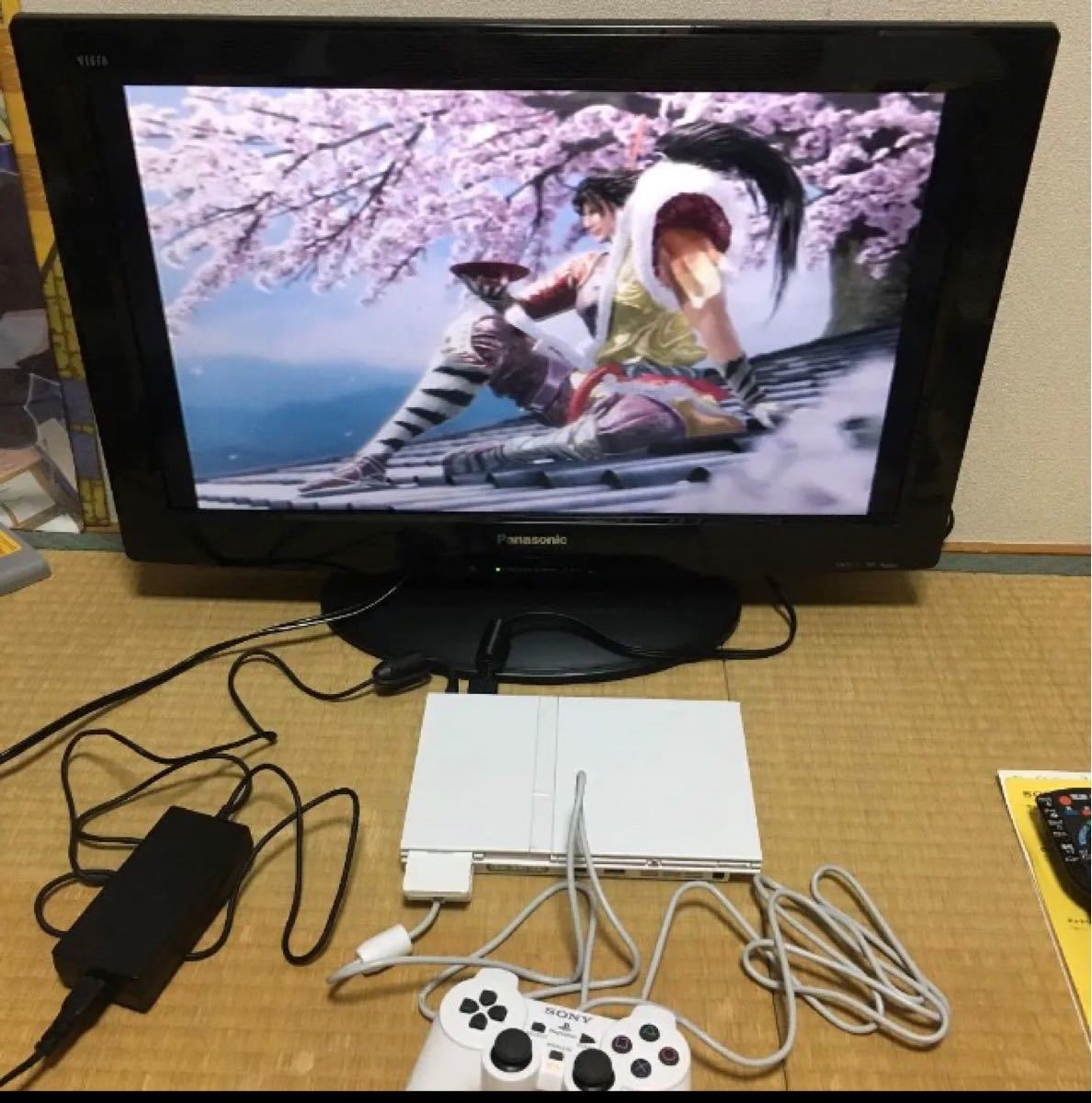 正規激安 PS2 本体セット PS2本体 ソフト多数 ホリコン 釣りコン