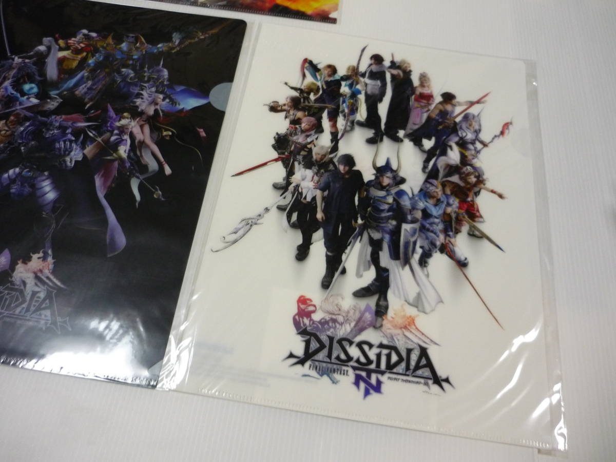 【送料無料】クリアファイル 全5種セット ローソン DISSIDIA FINAL FANTASY NT ディシディア ファイナルファンタジー FF FFBE メビウス_画像6