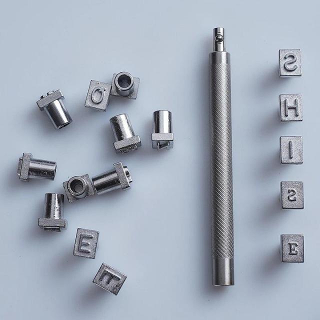 レザークラフト 刻印　英字・数字 6.5mm 3.5mm 2つセット