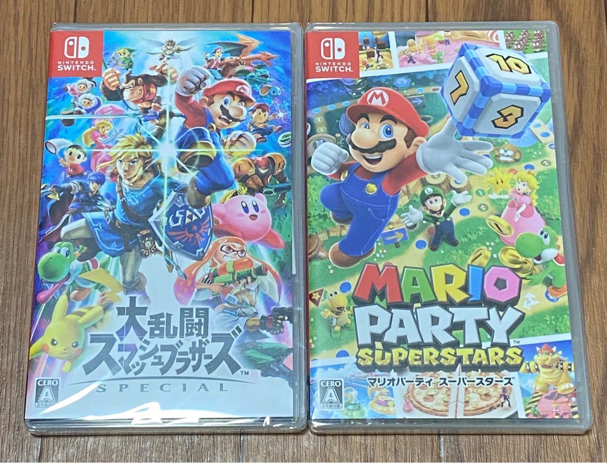 マリオパーティスーパースターズ+大乱闘スマッシュブラザーズSPECIAL  Switch  新品未開封シュリンク付き