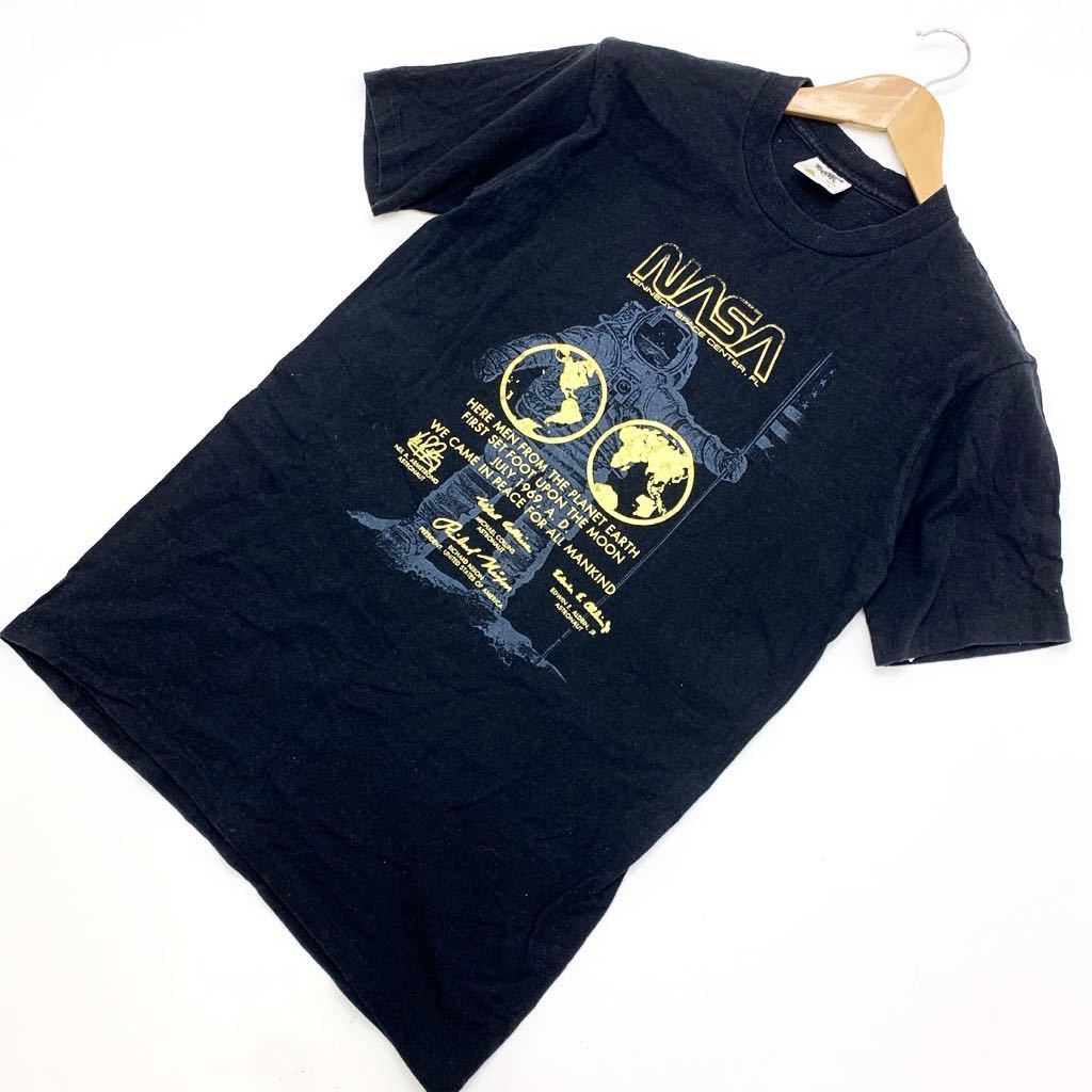 テネシーリバー tennessee river ケネディ宇宙センター ブラック 半袖Tシャツ NASA ナサ ロゴ Mサイズ 月面着陸 人気の一枚♪■FD112_画像1
