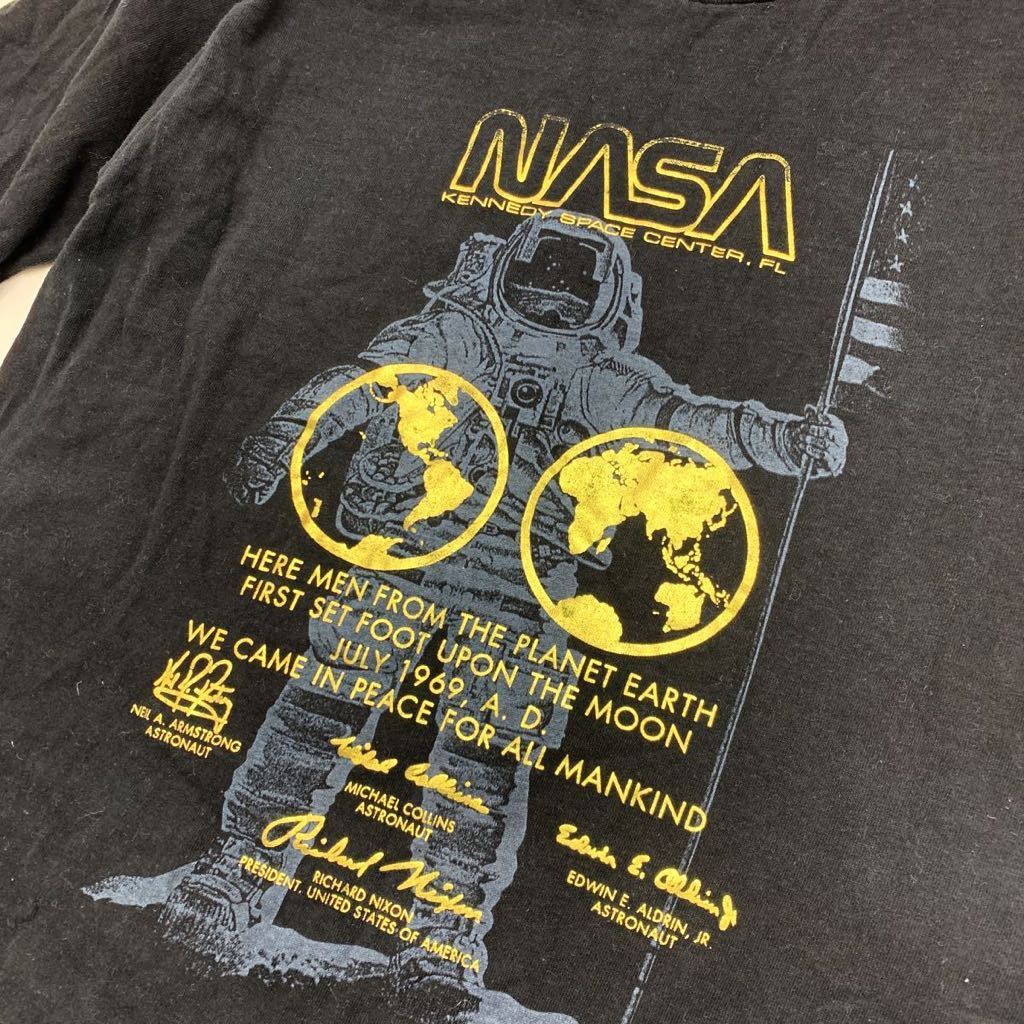 テネシーリバー tennessee river ケネディ宇宙センター ブラック 半袖Tシャツ NASA ナサ ロゴ Mサイズ 月面着陸 人気の一枚♪■FD112_画像5