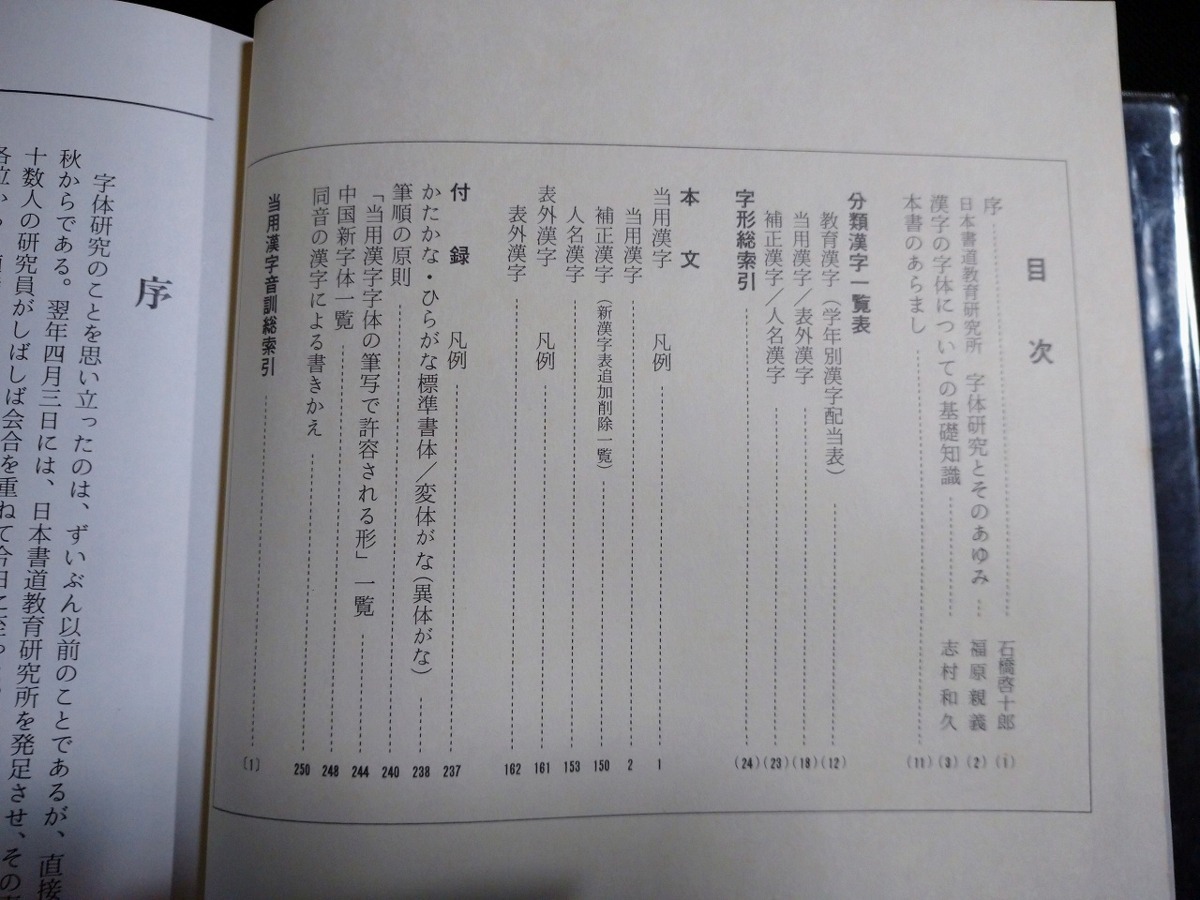 ｆ▲▲　古い書籍　書写・書道・四千字　現代字体字典　昭和52年　改訂新版　第2刷　講談社　/ｄ01_画像3