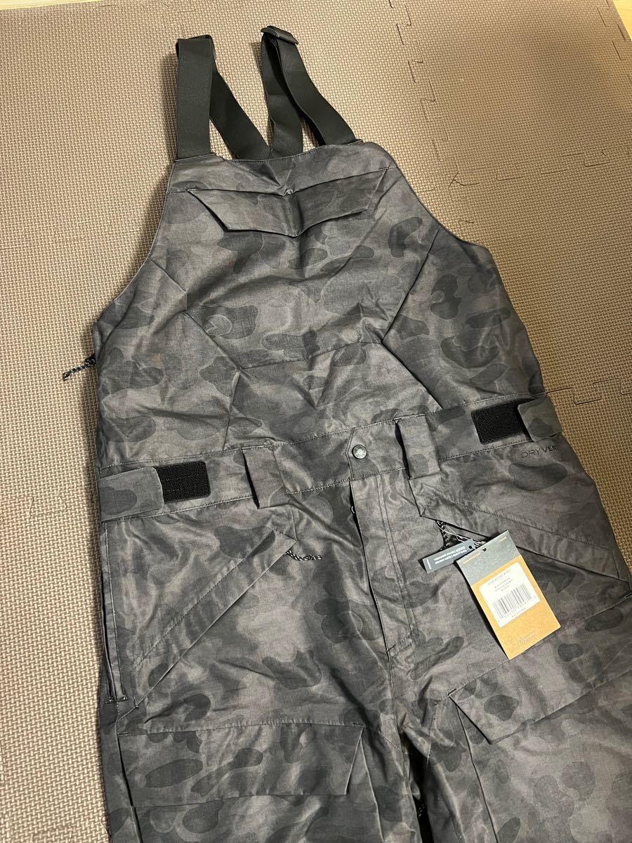 高機能 新品 ノースフェイス メンズビブパンツ M 迷彩柄 黒 高機能 新品 ノースフェイス メンズビブパンツ M 迷彩柄 黒