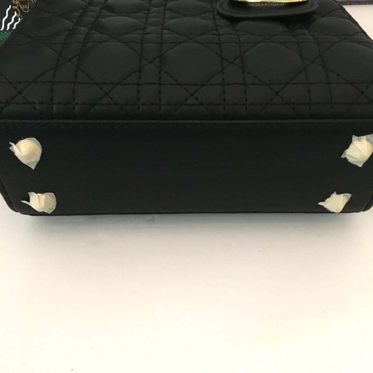 Christian Dior ミニハンドバッグ ミッツァスカーフ付き 24SS☆千鳥格子♪】 DIOR 30 Montaigne ミッツァ スカーフ (Dior